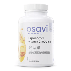 Osavi Liposomal Vitamin C, 1000 mg, 120 rastlinných kapsúl doplnok stravy