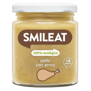 Smileat príkrm kura s ryžou a zeleninou s extra panenským olivovým olejom, 6M+, BIO, 230 g