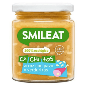 Smileat příkrm krůta s rýží a zeleninou s extra panenským olivovým olejem, 10M+, BIO, 230 g