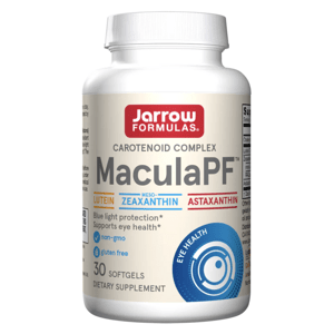 Jarrow Formulas Jarrow MaculaPF, komplex antioxidantov pre zdravie očnej makuly (žlté škvrny), 30 softgelových kapsúl Výživový doplnok
