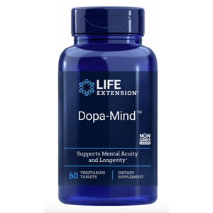 Life Extension Dopa-Mind, podpora dopamínu, 60 rastlinných kapsúl Výživový doplnok