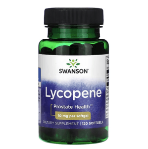 Swanson Lycopene, Lykopén, zdravie prostaty 10 mg, 120 kapsúl Výživový doplnok