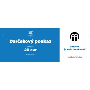 BrainMax Darčeková elektronická poukážka 20 €