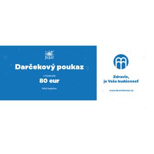 BrainMax Darčeková elektronická poukážka 80€