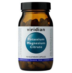 Viridian Potassium Magnesium Citrate 90 kapsúl (Draslík-Horčík)