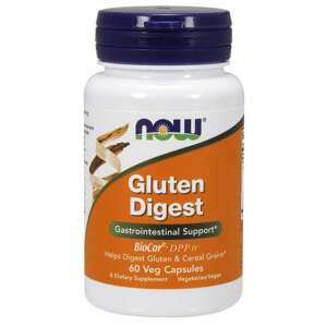 NOW® Foods NOW Gluten Digest, lepok tráviaci enzýmy, 60 rastlinných kapsúl