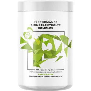 BrainMax Performance Amino Elektrolyt Komplex, EAA + Elektrolyty, 600g Príchuť: Kiwi Komplex 12 aminokyselín EAA + Elektrolyty na doplňovanie počas športu, doplnok stravy