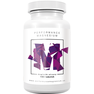 BrainMax Performance Magnesium® 1000 mg, Horčík 200 mg + Vitamín B6 P5P, 100 vegan kapsúl Najlepšie vstrebateľný horčík bisglycinát MagChel® 53% DDD + Aktívna forma vitamínu B6 100% DDD