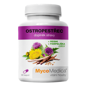 MycoMedica - Pestrec, 90 rastlinných kapsúl