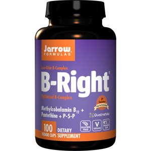 Jarrow Formulas Jarrow B-Right, koenzým B-komplex, 100 rastlinných kapsúl