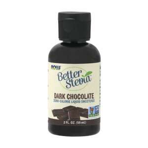 NOW® Foods NOW Better Stevia Liquid, Horká čokoláda, 59ml