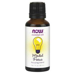 NOW® Foods NOW Essential Oil, Mental Focus oil (éterický olej mentálne sústredenie), 30 ml