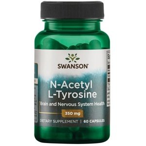 Swanson N-Acetyl L-Tyrosine, 350 mg, 60 kapsúl