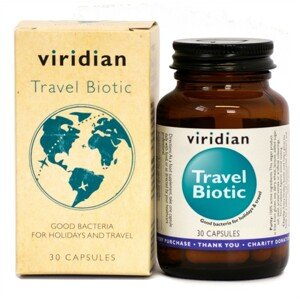Viridian Travel Biotic 30 kapsúl (cestovné probiotiká)