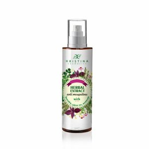 Hristina - Přírodní bylinkový extrakt proti komárům s levandulí zeleným čajem a rozmarýnem, 100 ml
