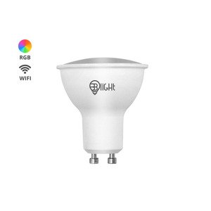 Inteligentná žiarovka BrainLight LED, závit GU10, 5,5 W, WiFi, APP, stmievateľná, farebná