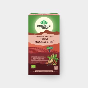 Organic India Tulsi Masala Chai BIO, 25 sáčkov *CZ-BIO-001 certifikát