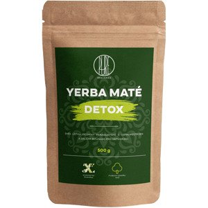 BrainMax Pure  Yerba Maté, Detox, 500 g Zmes brazílskej yerby maté obohatenej o zelený čaj a byliny na prečistenie organizmu a energiu