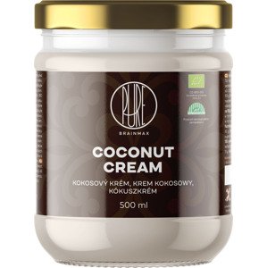 BrainMax Pure Coconut Cream, Kokosový krém BIO, 500 g *CZ-BIO-001 certifikát