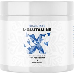 BrainMax L-Glutamine, L-Glutamín 500 g Doplnok stravy