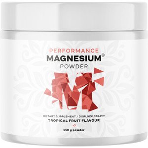 BrainMax Performance Magnesium® Powder, horčík bisglycinát v prášku, 90 dávok, 550 g Príchuť: Tropické ovocie Organický horčík nemeckej kvality MagChel®, 375 mg elementárneho horčíka v jednej dávke = 100% DDD! Doplnok stravy