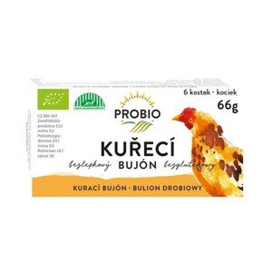 PROBIO - Bujón kuracie kocky 6 x 0,5 l, BIO, 66 g *CZ-BIO-001 certifikát
