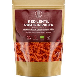 BrainMax Pure Proteínové cestoviny z červenej šošovice, špirály, BIO, 250 g *CZ-BIO-001 certifikát