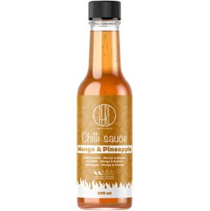 BrainMax Pure Chilli sauce, Mango & Pineapple (chilli omáčka, mango a ananás), 200 ml Pikantná omáčka z chilli obohatená o sladké mango a ananás
