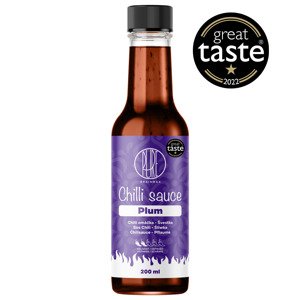 BrainMax Pure Chilli sauce, Plum (chilli omáčka, slivka), 200 ml