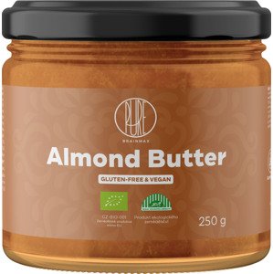 BrainMax Pure Almond butter, 100% Mandľový krém, BIO, 250 g *CZ-BIO-001 certifikát