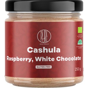 BrainMax Pure Cashula, Kešu krém s malinami a bielou čokoládou, BIO, 250 g *CZ-BIO-001 certifikát