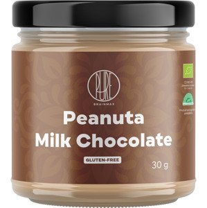 BrainMax Pure Peanuta Milk Chocolate, Arašidový krém s mliečnou čokoládou, BIO, 30 g *CZ-BIO-001 certifikát