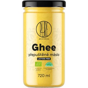 BrainMax Pure Ghí, prepustené maslo, BIO, 720 ml *CZ-BIO-001 certifikát