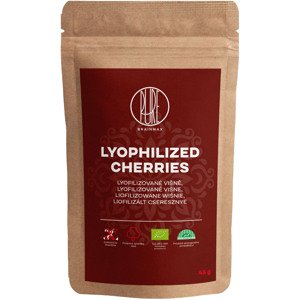 BrainMax Pure Lyophilized Sour Cherries, Lyofilizované višne, BIO, 45 g *CZ-BIO-001 certifikát