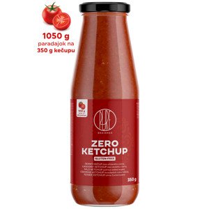 BrainMax Pure Ketchup - ZERO (sladký kečup s erythritolom), 350 g 1050 g paradajok na 350 g kečupu!