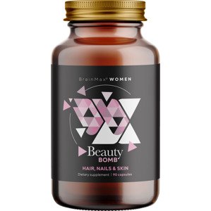 BrainMax Women Beauty Bomb, vlasy, nechty, pleť,  90 rastlinných kapsúl