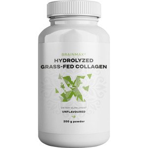 BrainMax Hydrolyzovaný GrassFed Collagen (kolagén z kráv kŕmených trávou), 200 g Doplnok stravy