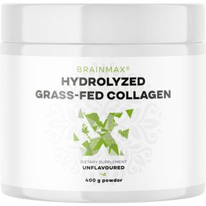 BrainMax Hydrolyzovaný Kolagén, Grass-fed Collagen, 400 g Doplnok stravy