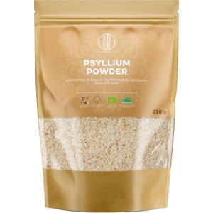 BrainMax Pure Psyllium, rozpustná vláknina, 250 g, BIO *CZ-BIO-001 certifikát