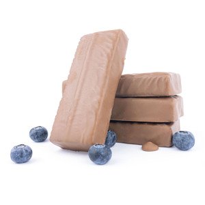 BrainMax Pure Blueberry Cheesecake Protein Bar, Proteínová tyčinka, Čučoriedkový cheesecake, BIO, 60 g *CZ-BIO-001 certifikát / Protein Bar Blueberry Cheesecake