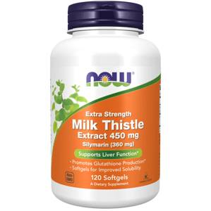NOW® Foods NOW Silymarin Extra Strength (extrakt z ostropestřce), 450 mg, 120 kapslí