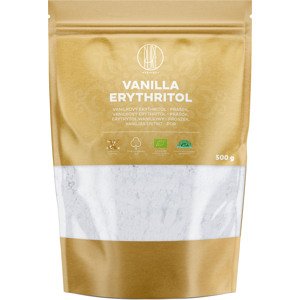 BrainMax Pure Vanilla Erythritol, Erythritol Vanilka, múčka, BIO, 500 g *CZ-BIO-001 certifikát