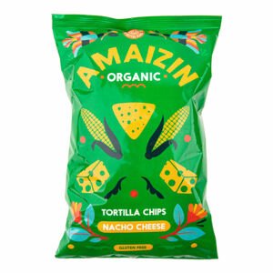 AMAIZIN  Chipsy kukuričné nachos s príchuťou syra, 150 g, BIO * BE-BIO-02 certifikát