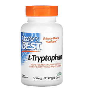 Doctor's Best Doctor’s Best L-Tryptofan with TryptoPure, 500 mg, 90 rastlinných kapsúl