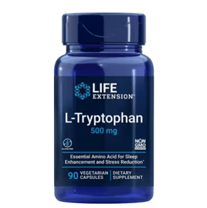 Life Extension L-Tryptofan 500 mg, 90 rastlinných kapsúl
