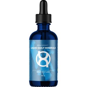 BrainMax Liquid Daily Minerals, Minerály v tekutej prírodnej forme pre alkalizáciu a reminelizáciu, 120 ml 220 mg horčíku + ďalších 70 minerálov a stopových prvkov, Na doplnenie horčíka a proti prekysleniu organizmu, doplnok stravy