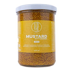 BrainMax Pure Habanero Mustard, horčica s Habanero, 440 ml
