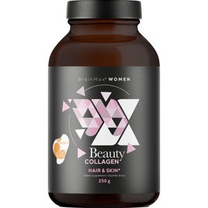 BrainMax Women Beauty Fish Collagen, morský rybí kolagen Naticol®, 250 g Príchuť: Mango Hydrolyzovaný morský kolagén Naticol®, kyselina hyalurónová a vitamín C, doplnok stravy