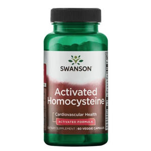 Swanson Activated Homocysteine, 60 rastlinných kapsúl