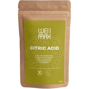 WellMax Kyselina citrónová, Citric Acid, 1000 g